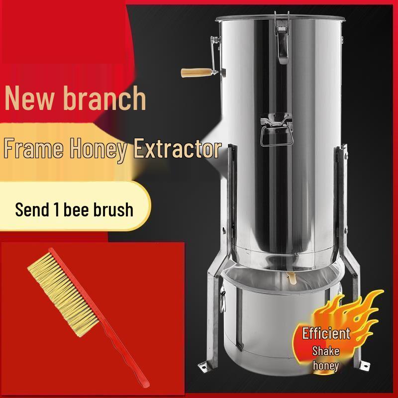 Thickened Stainless Steel Honey Extractor & Spinner Set for Beekeeping