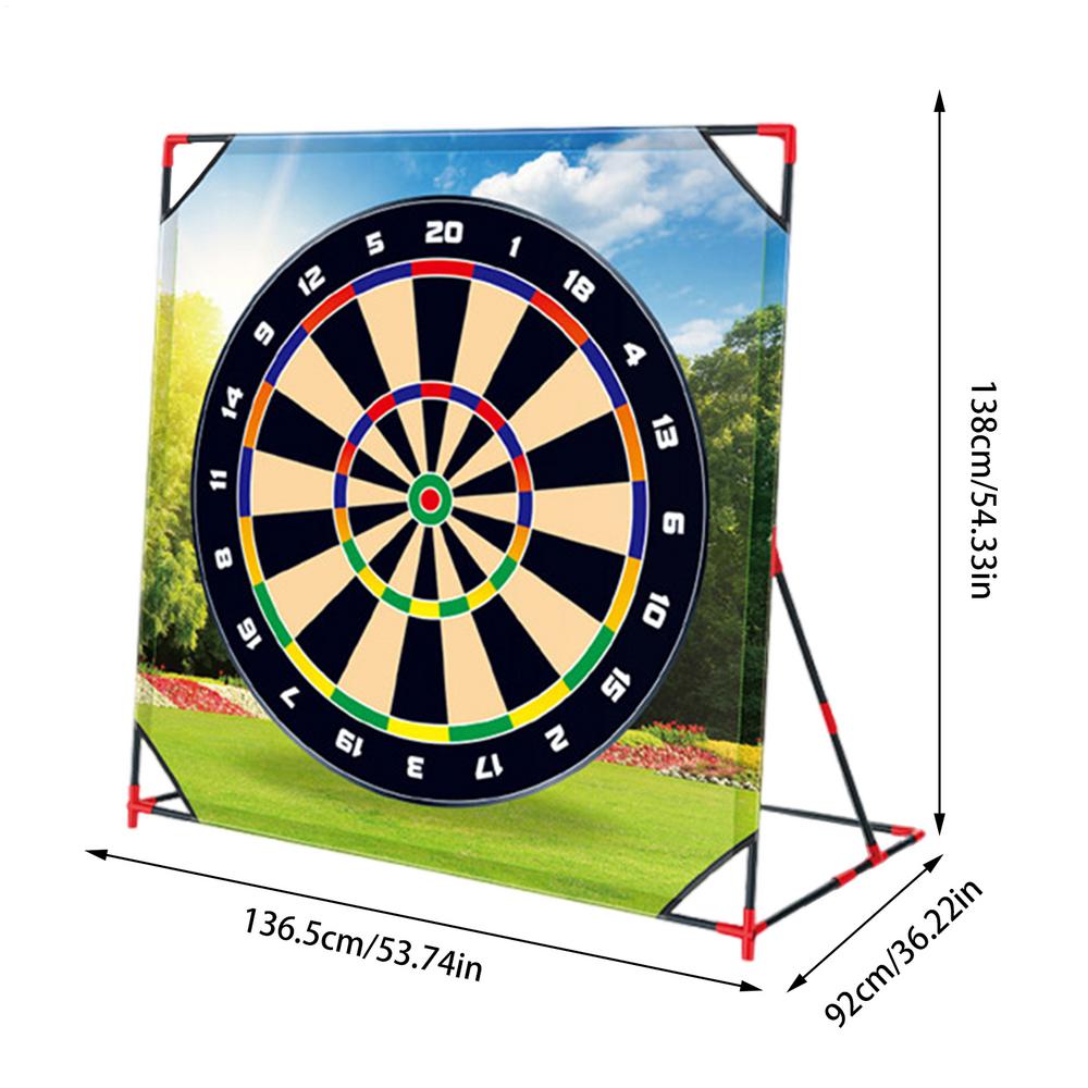 Kids Golf Chipping Game Mat Set Golf Play Mat / Club Set Outdoor Stick Chip Golf Game Set Dart Target Mat Golf Club Sticky Ball