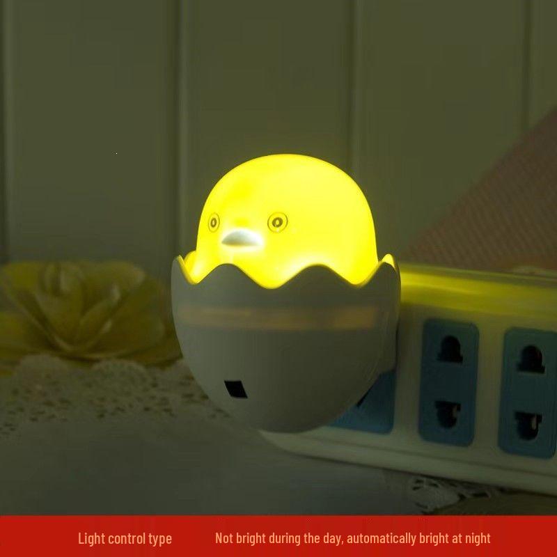 Cartoon LED Night Light with Light Sensor for Baby's Bedroom