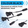 AM-1Coppia Nuovi Ugelli Spruzzatori Lavavetri Riscaldati Getto 61667110851 Per -BMW Serie 1 E81 E82 E87 X3 E83 X5 E53 Z4 E85 E86