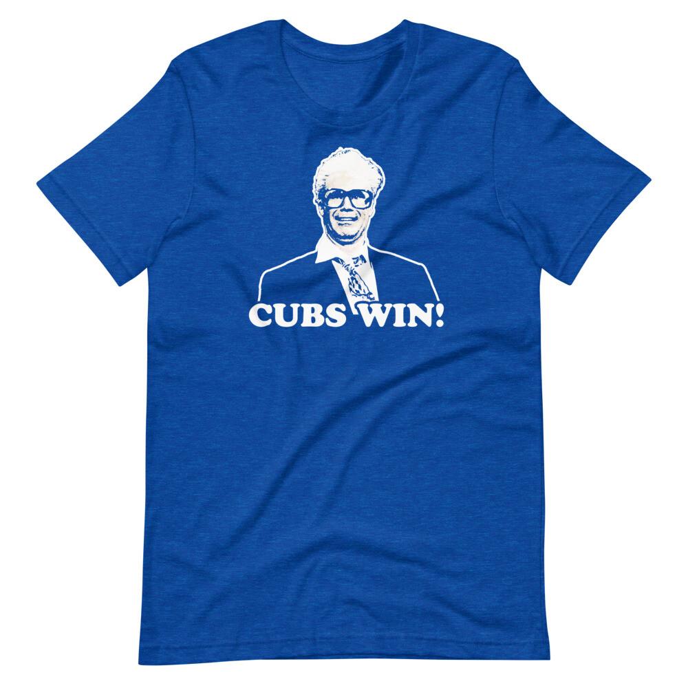 HARRY CARAY Will Ferrell SNL Parody Cubs Win ShortSleeve Unisex TShirt Unisex T-Shirt S