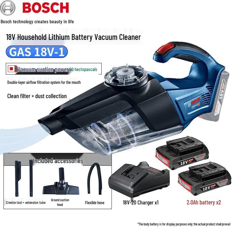 BOSCH 18V Cordless Vacuum Cleaner