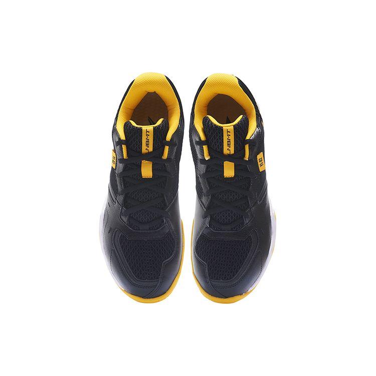 Li Ning Sound Wave 2 Fabric Synthetic Leather Shock Absorbing Breathable Wear Resistant Non Slip Low Top Badminton Shoes Unisex sneaker AYTS016-5