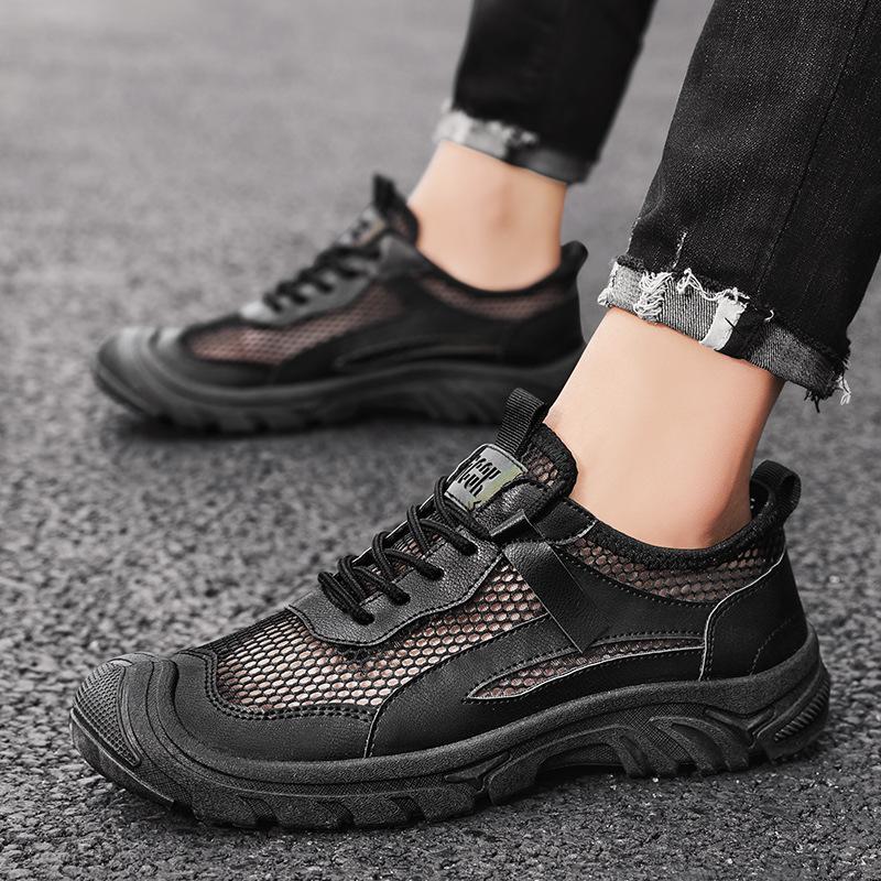 2020 Summer New Mesh Breathable Casual Men's Shoes Low-top Bag Head Sandals Korean Version Martin Shoes Boots