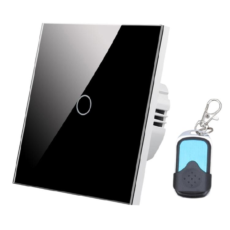 для умного выключателя света, пульт дистанционного управления, настенный, для сенсорного выключателя, дальность управления 20 м, черный чёрный