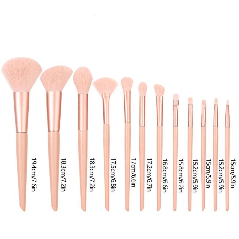 12Pcs Soft Fluffy Makeup Brushes Set Eye Shadow Foundation Women Cosmetic Powder Blush Blending Beauty Make Up Beauty Tool