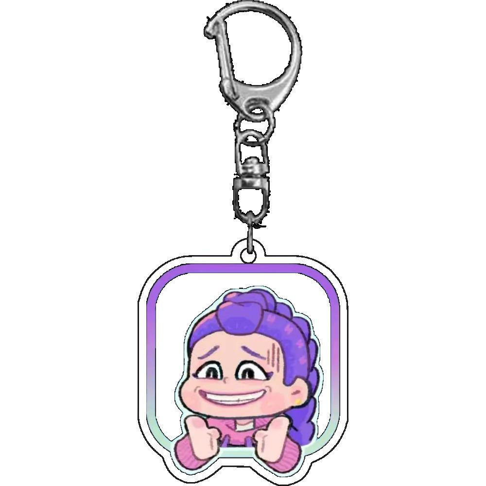 Kpop Dämonenjäger Anime Zoe Rumi Mira Saja Jungs Superstar Acryl Schlüsselanhänger Unters Huntr/x Baby Selbst Schlüsselanhänger Huntr-X Tasche Anhänger