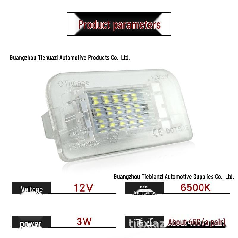 

Mercedes-Benz B-Class W242 W246 LED License Plate Light Upgrade Kit