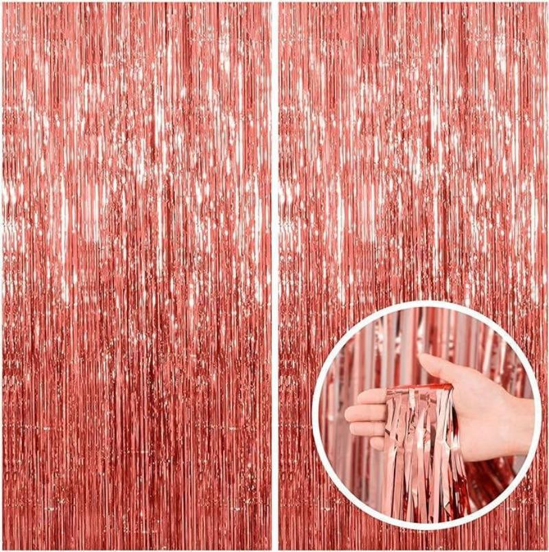 1m*2m Rain curtain party decoration Mother's Day birthday wedding bachelor party graduation merry Christmas backdrop curtain