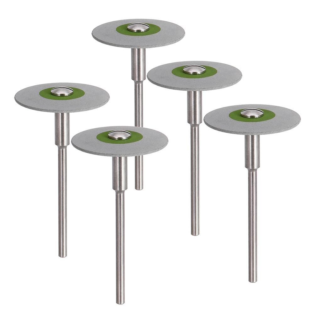 Dental Rubber Diamond Polisher Wheel Disc For Porcelain Zirconia Restorations 26mm Dental Lab Polisher