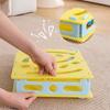 Detachable Plastic Puzzle Cat Toy Box with Spring Cat Stick Washable Hole Picking Fun Interactive Kitten Toys Giochi Per Gatti