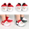 Santa Claus Christmas Boots Baby Stockings - Winter Walking Shoes for 0-1 Year Olds