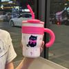 Leak Proof Insulation Cup Portable Water Bottle Drinkware Cat Thermos Cup  Travel