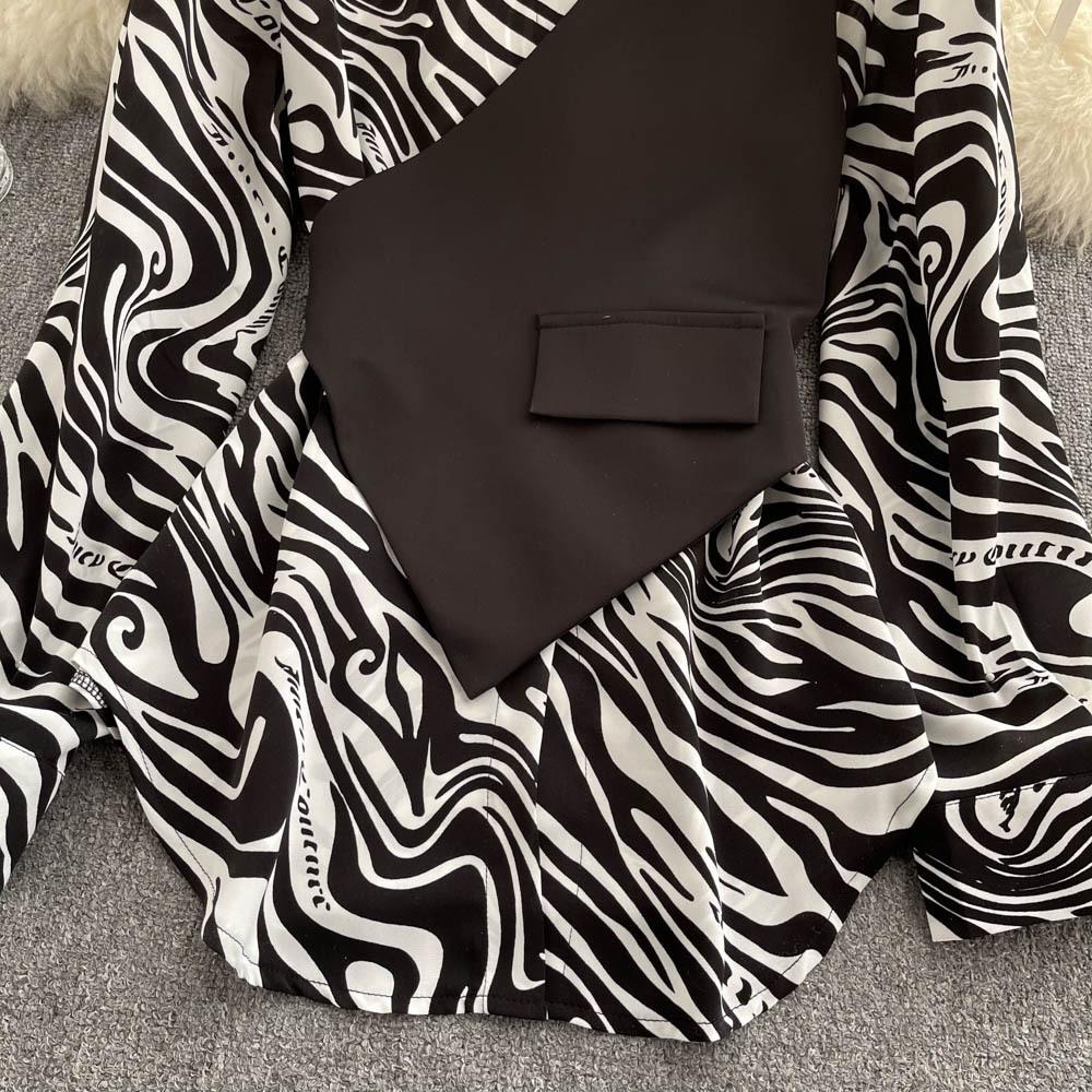 Cămașă cu mâneci lungi de primăvară și toamnă pentru femei