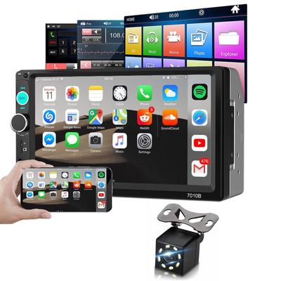 7 tommer 2 DIN Bil Auto Radio HD 1080P MP5 Spiller Skjerm Digitalt Display Bluetooth FM Lyd Android Bilstereo Radiosystem