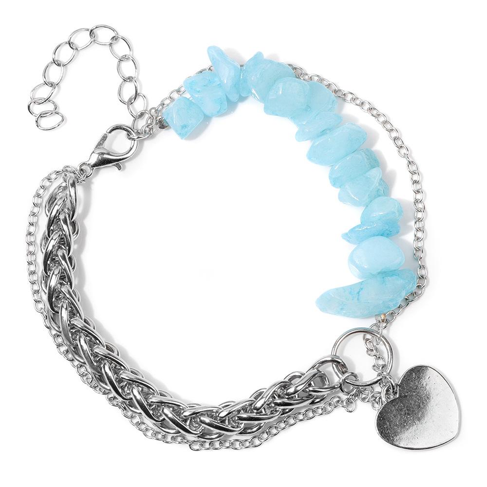 JYL TS Bracelet Double Layer Love Pendant Deepens Affection And Relationship Bonds FB0219 темно-оранжевого