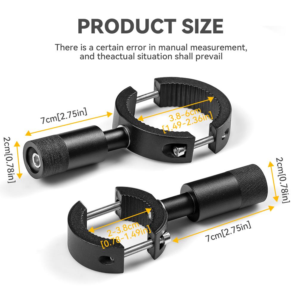 Uchwyt reflektora przeciwmgielnego motocykla Uchwyt reflektora pomocniczego motocykla Uniwersalny uchwyt reflektora Uchwyt przedłużający reflektor