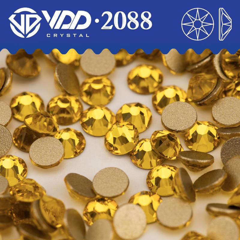 VDD SS16-SS30 High Quality 2088 Rhinestones Crystal Flatback 8 Big 8 Small 16cut Stones for DIY Crafts Nail Art Decoration