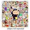 100 Crayon Shin-chan Dress-Up Graffiti Cartoon Stickers for Water Cups & Phone Cases