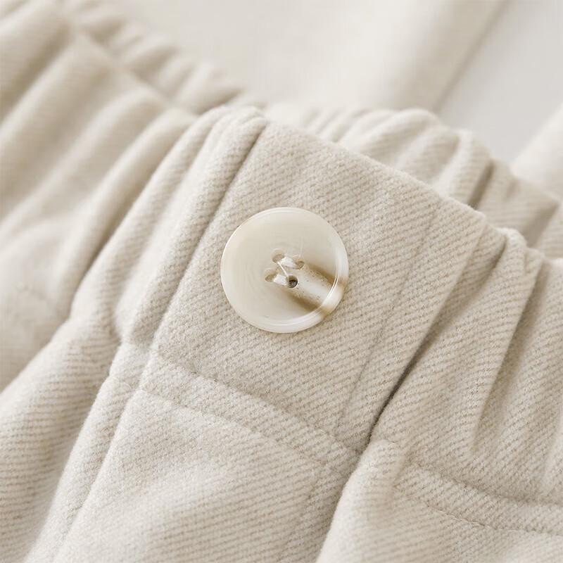 Shangdou Bila Women's Winter Cropped Wool Blend Casual Pants