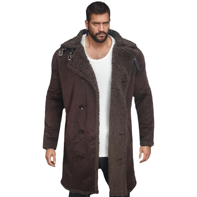 Fur integrated men's jacket thickened fur suede artificial fur jacket cold-proof and antifreeze