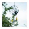 Creative Wind Chimes Home Holiday Party Decors Halloween Decorations Gothic Bat Moon Star Hanging Ornament Window Wall Pendants