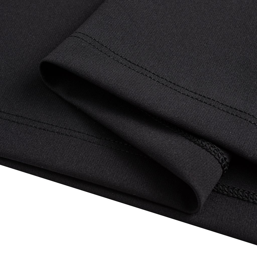 Anta Training Series Mens Sports Short Sleeve Knitted Shirt Summer 2026 T-Shirt Men tops Basic-Black 152627122-5