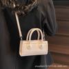 Small fresh and simple hand-held small square bag 2025 spring new Korean fashion trendy shoulder bag high-end crossbody bag