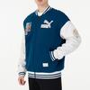 Puma Retro Color Block Bomber Jacket Men Jackets Blue 537011-45