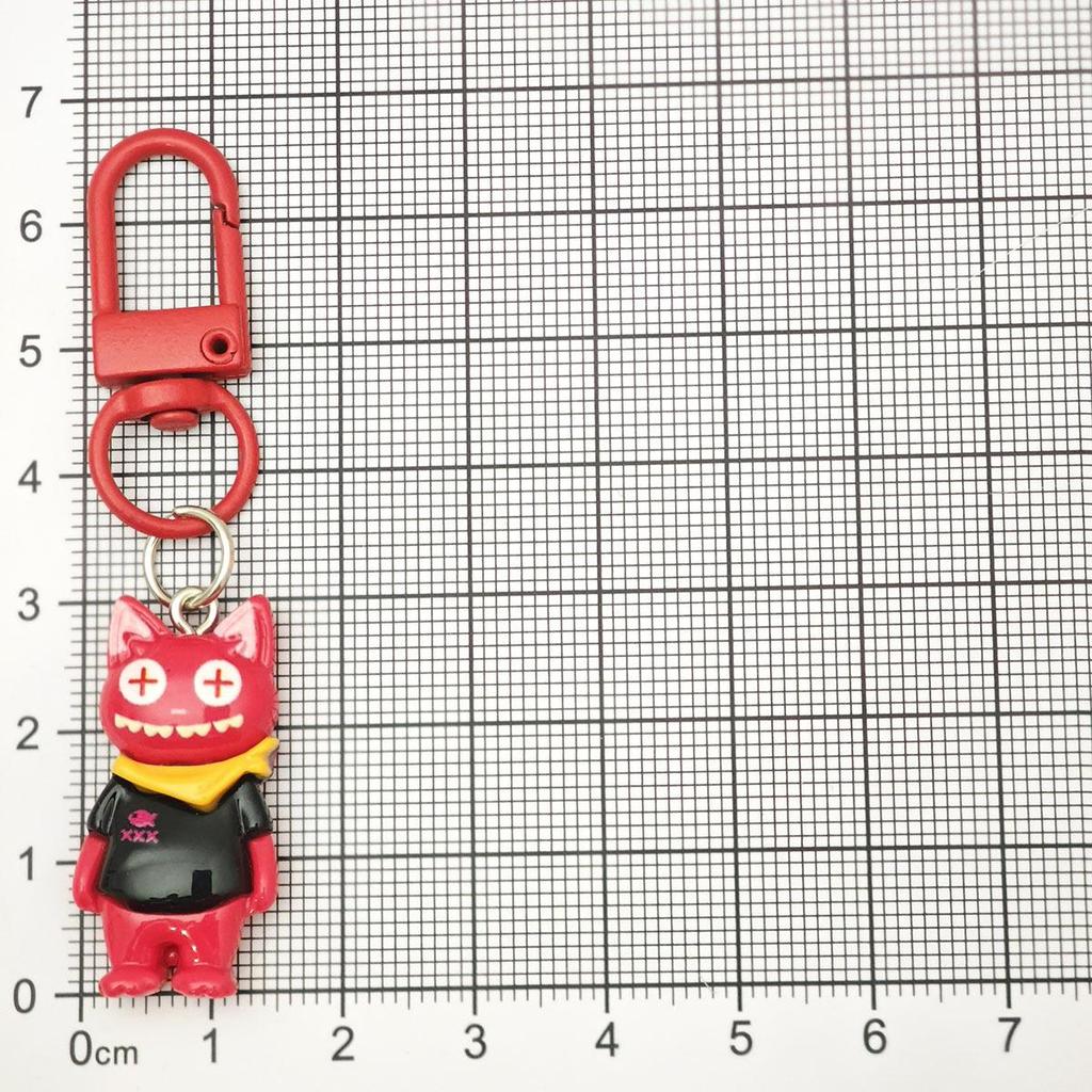 Creative Kitten Bag Charm: Cute DIY Cat Keychain Pendant - Perfect Small Gift for Besties