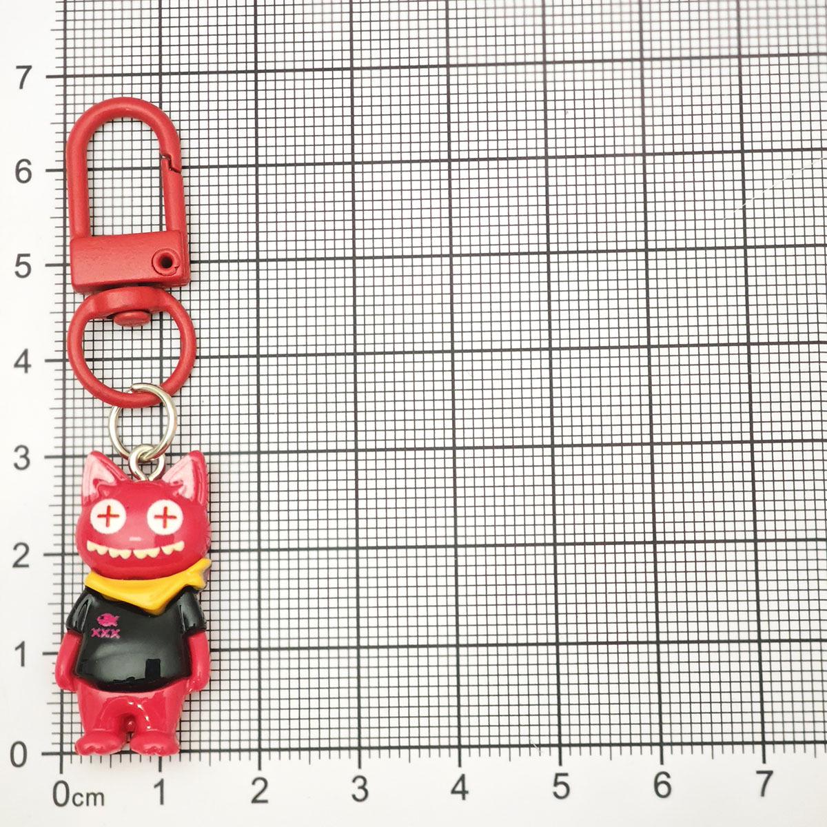 

Creative Kitten Bag Charm: Cute DIY Cat Keychain Pendant - Perfect Small Gift for Besties Cat Accessory with Eye Pin