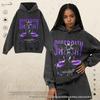 Oversized Vintage Washed Graphic Hoodie Unisex Streetwear Loose Fit Cotton Sweatshirt Men Women