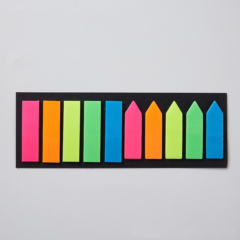 White and Blue Self-Adhesive Handwritten Label Stickers with Index Notes