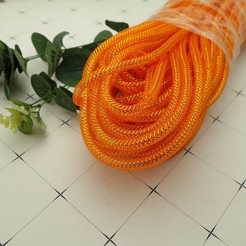 10M Farbiger Netzschlauch Seil 4/8Mm Netzschlauch Krinoline Schlauch Hochzeitskleid Rock Kleidung Netz DIY Armband Schmuckherstellung Geschenk