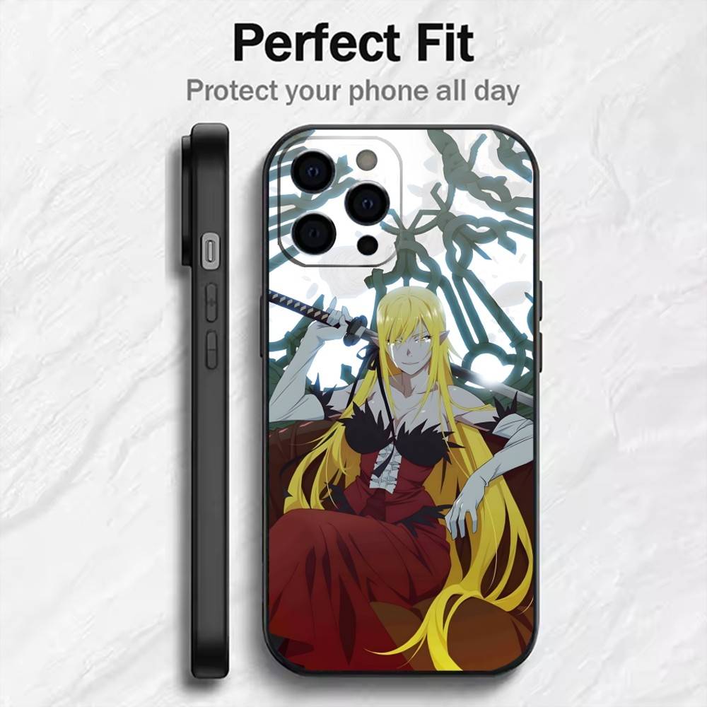 

Чехол для телефона A-Araragi из K-Kizumonogatari для iPhone 17, 16, 15, 14, 13, 12 Plus, Max, Мягкий Силиконовый, Черный iPhone16plus