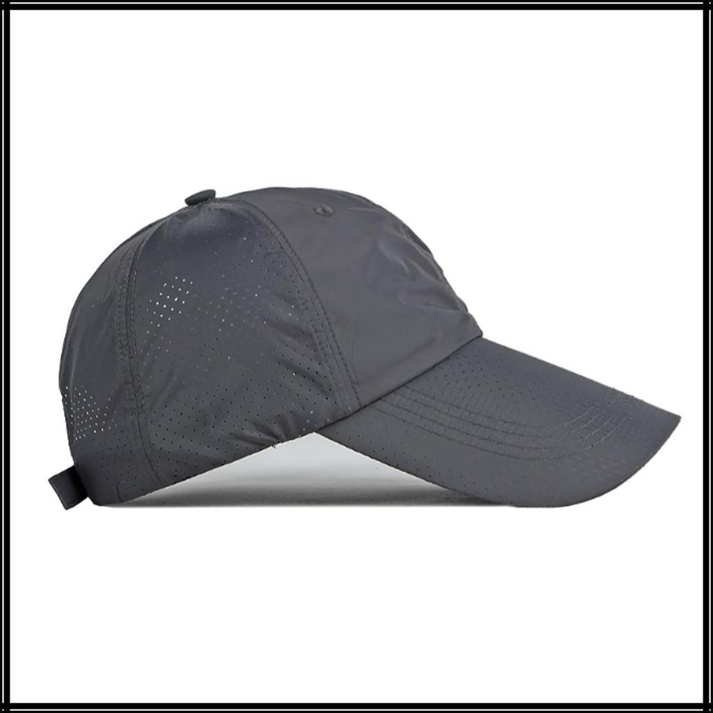 Baseball CA852 [White Fang] Hat, Cap, Mesh, Logo, Brim, Cap, Stylish, Unisex, Cool, Men's (Black)