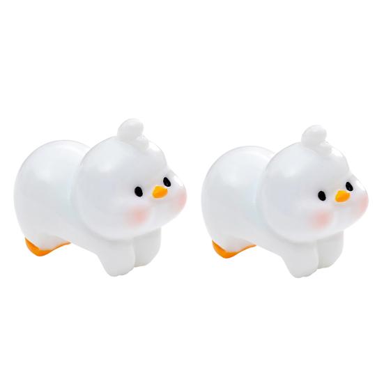 

Yousheng 2 Pcs Cartoon Animal Figurine Computer Monitor Decoration Cute Pig Panda Duck Elephant Statues for Office Desk Car Dashboard TV Computer D