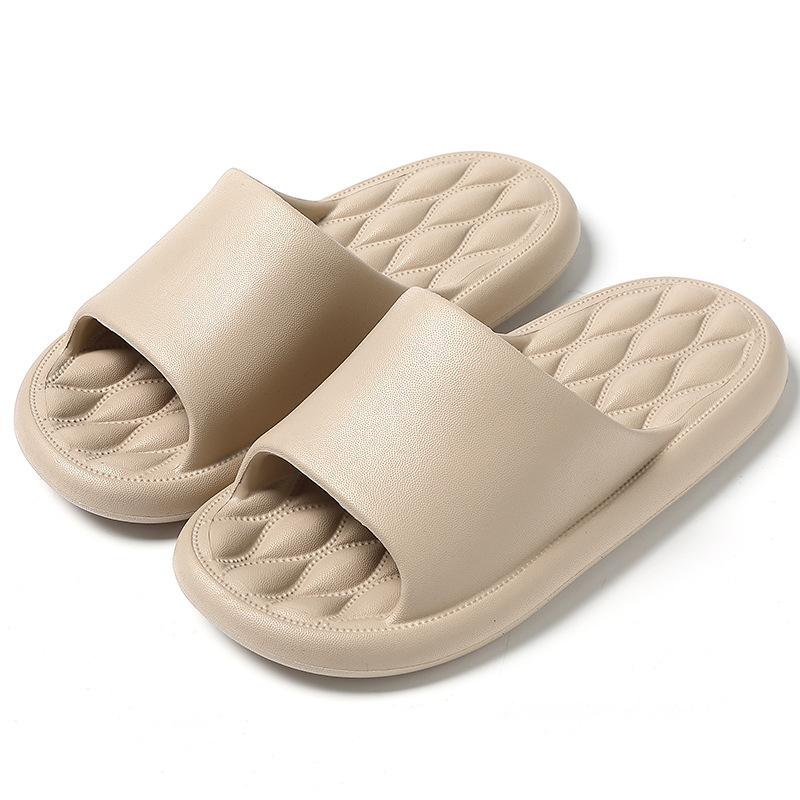 Men's and Women's Non-Slip Bathroom Sandals: Thick-Soled, Deodorant EVA Slippers for Home and Summer.