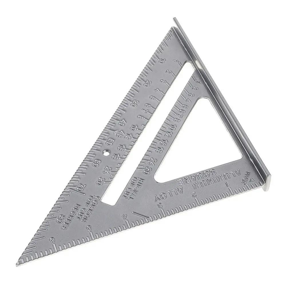7" British Tripod Aluminium Angle Protractor for Woodworkers Carpenter's Tools 90 Degree Thick Leather Woodworker's Right Angle