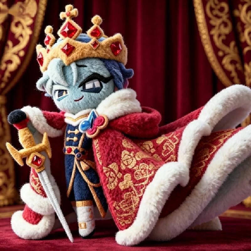 Cookie Run Kingdom Dark Enchantress Cookie Plush Toy Stuffed Doll Game Character Decoration For Game Fans Collection Gift