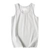 Export Surplus Heavy-Duty 320g High-Elastic Ribbed Breathable Casual American-Style Tank Top Vest Men's Summer T-Shirt
