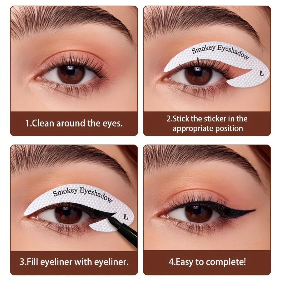 Reusable Eyeshadow and Eyeliner Stickers for Easy Eye Makeup Application