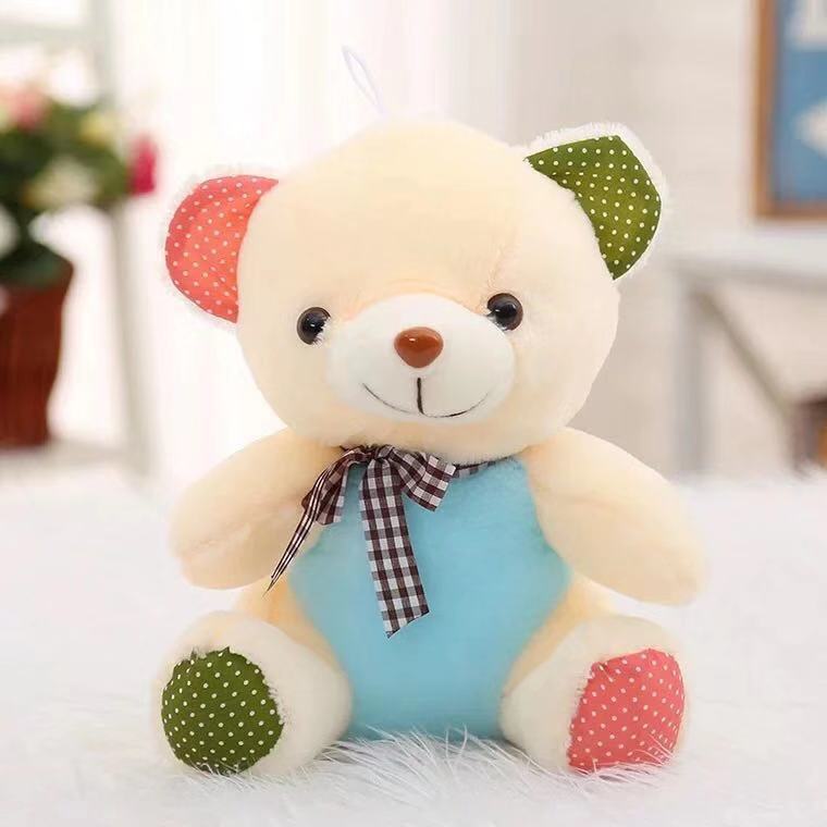 Diandian Bear Plush Doll Plush Toy Ring Gift Seven-Inch Eight-Inch Grab Machine Doll Affordable