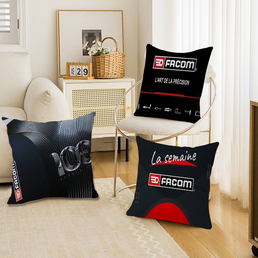 FACOM Logo Pillow Cover Sofa Cushion Cover Home Room Decoration Children Gift