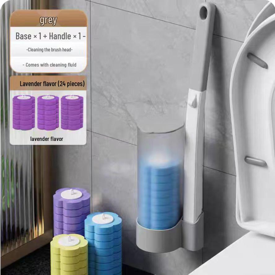 Set scopino per WC usa e getta: Sterile, Senza Angoli Morti, Manico Lungo per Pulizie Domestiche