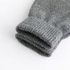 Knitted Gloves with Autumn Velvet and Thick Touch Screen Knitted Cycling Cold Resistant Gloves Anti Slip Offset Printing Winter Warm Gloves