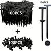 100pcs/bag Multi-functional Cable Tie with Threaded Fastener for Home Use Car Trunk Mudguard Fixing Tensioner Car Cable Ties