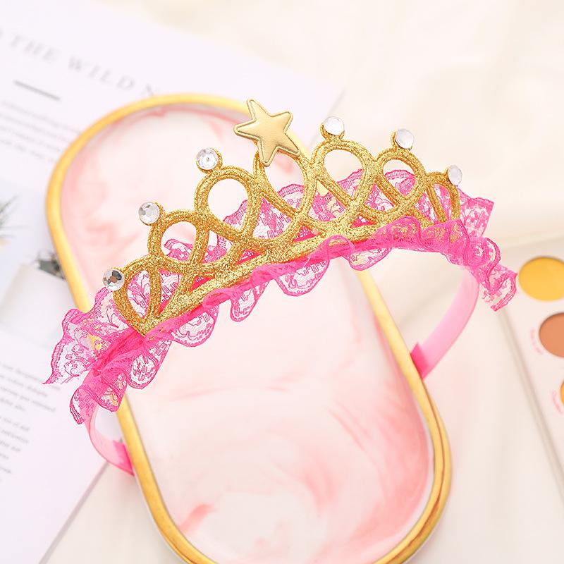 Dreamy Tulle Crown Headband with Sparkling Bow for Girls - Perfect , Transform Your Little Princess into a Shining Star!