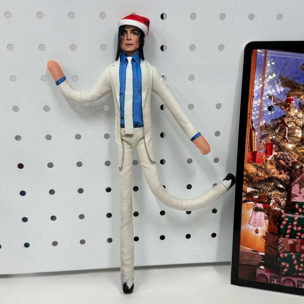 Michael Jackson Christmas Plush Collectible With Poseable Skeleton For Fans