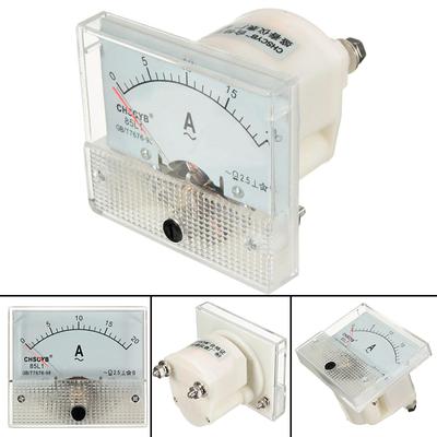 New AC 0-20A Analog Amp Meter Measurement Ammeter Current Panel with Screws 